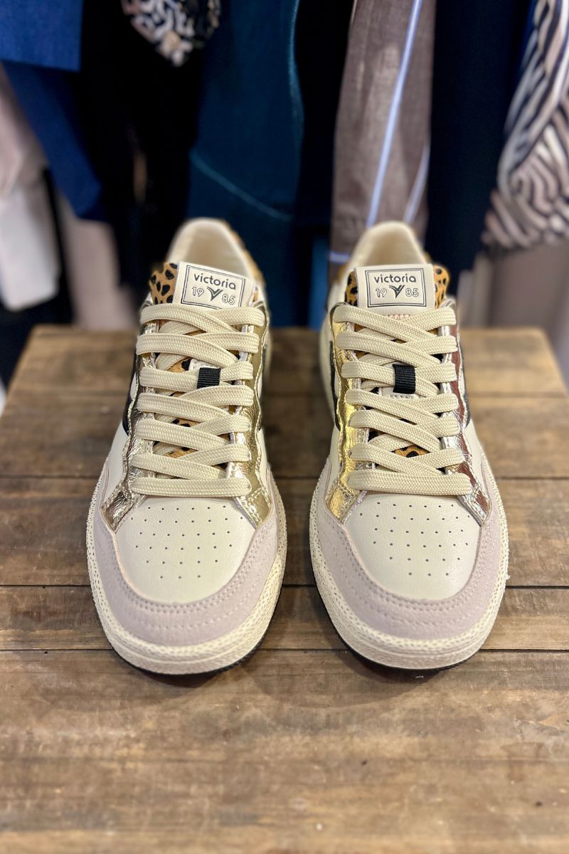 Baskets Val, couleur nude, marque Victoria