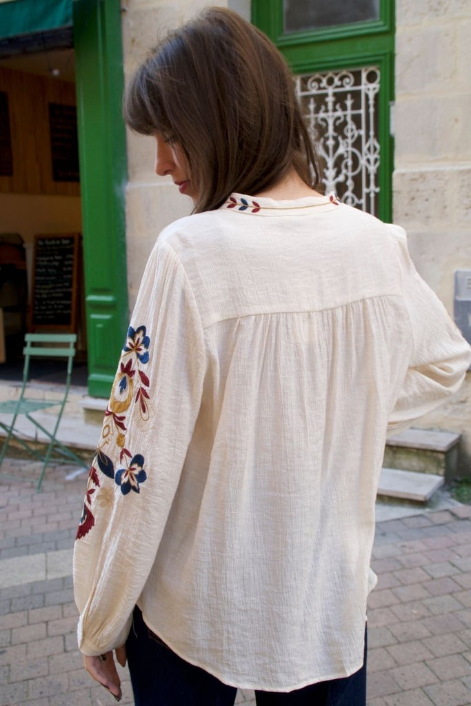 Blouse Ivana, couleur écru