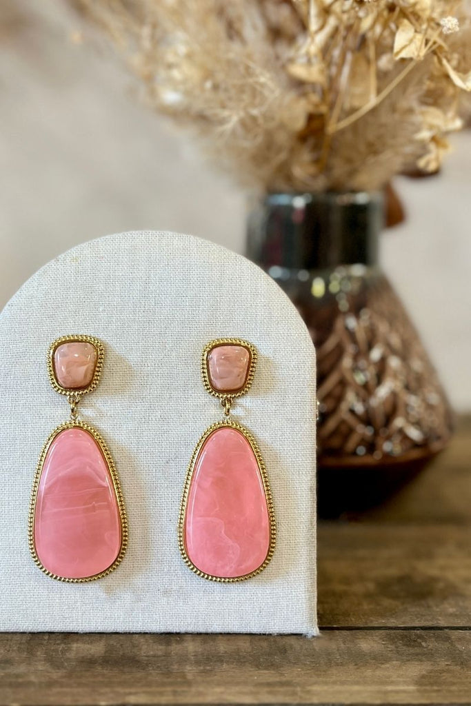 Boucles d'oreilles gabriella, couleur doré, matière acier inoxydable
