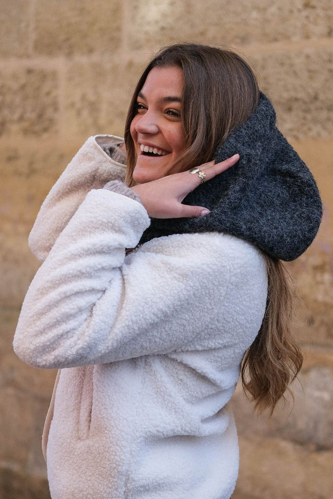 Cagoule Objmilu, couleur gris foncé, marque Object