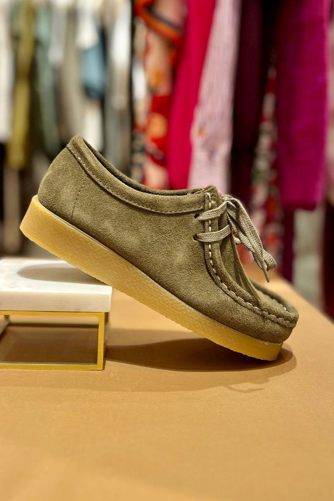 Chaussures Paola, couleur kaki, marque An Other Step, matière cuir