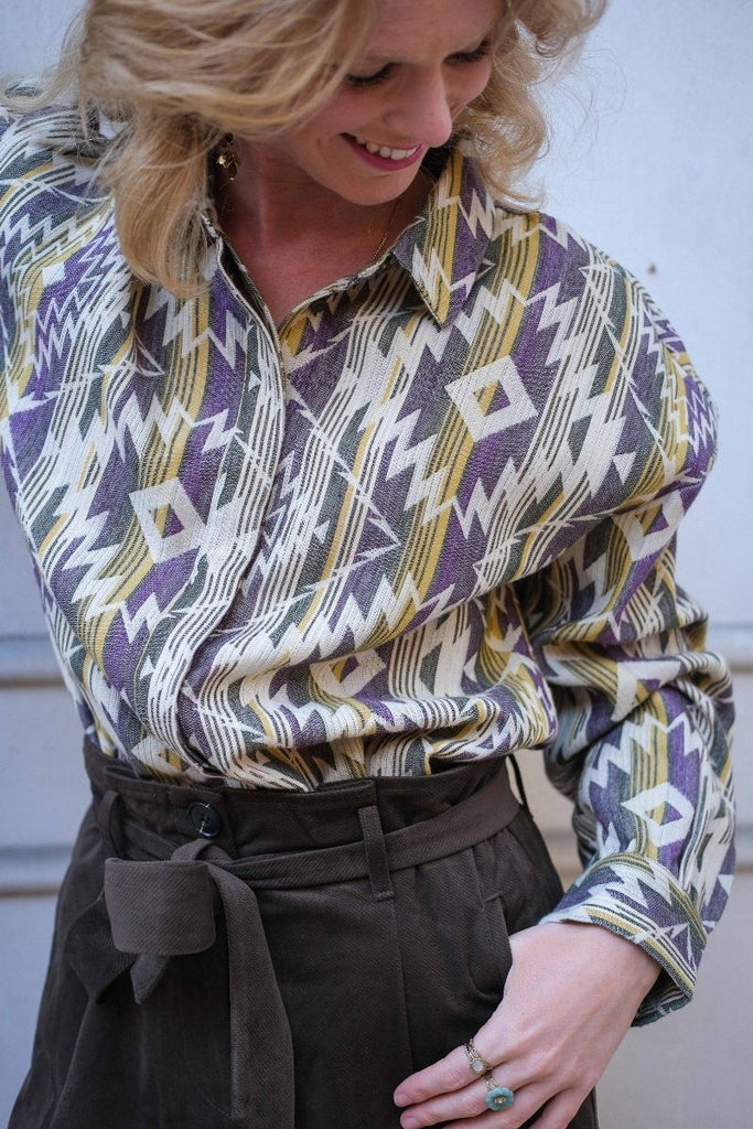 Chemise Vipeffa, couleur verte, marque Vila