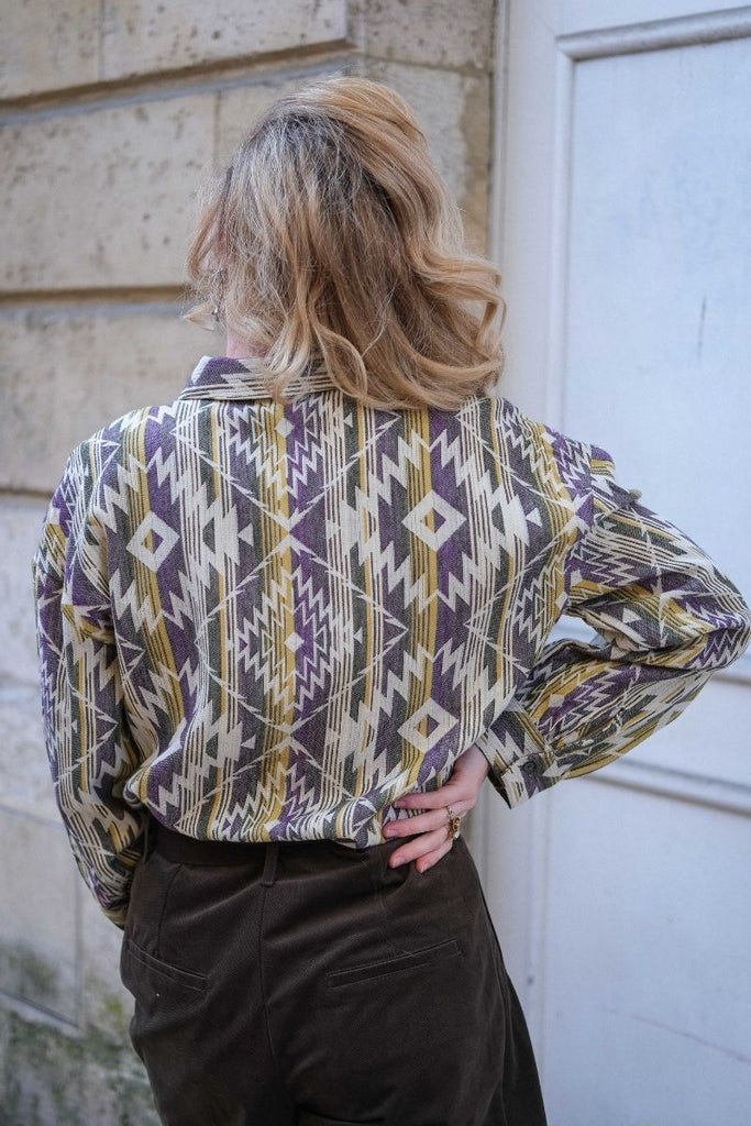 Chemise Vipeffa, couleur verte, marque Vila