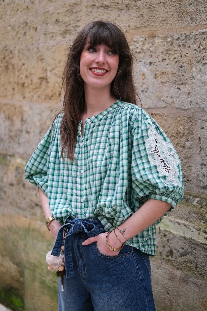 Chemise Adrian, couleur vert, marque Orfeo