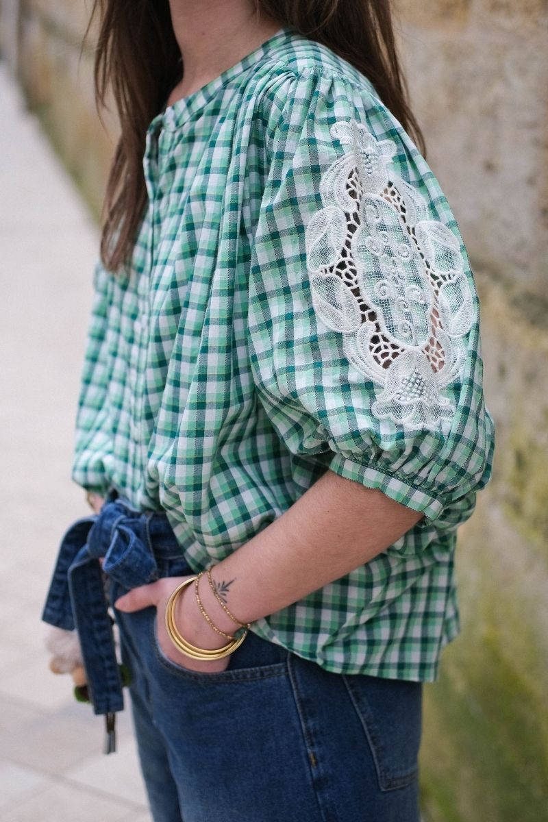 Chemise Adrian, couleur vert, marque Orfeo