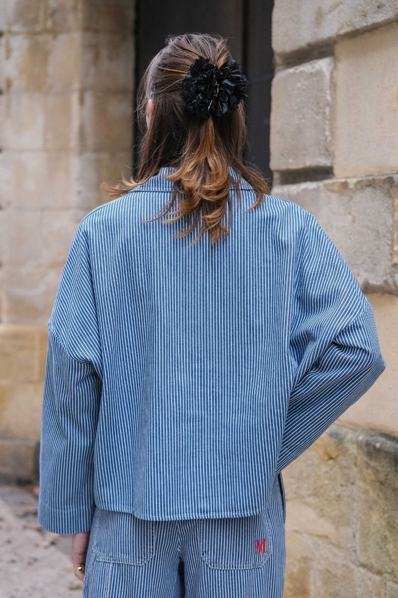 Chemise Lylou, couleur bleu, marque Rue Mazarine