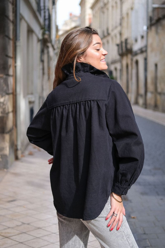 Chemise Maria, couleur marine