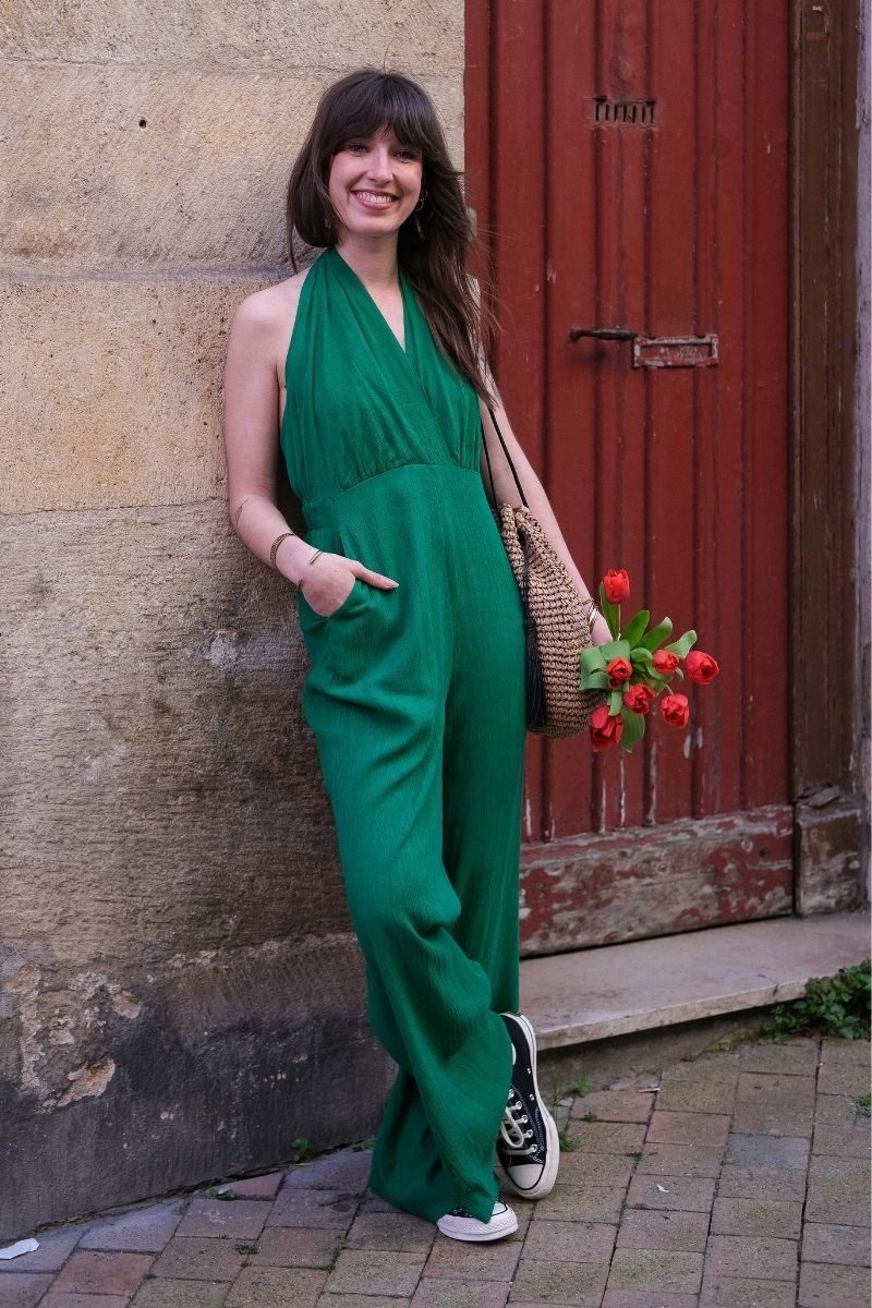 Combinaison Milagres, couleur verte, marque Frnch