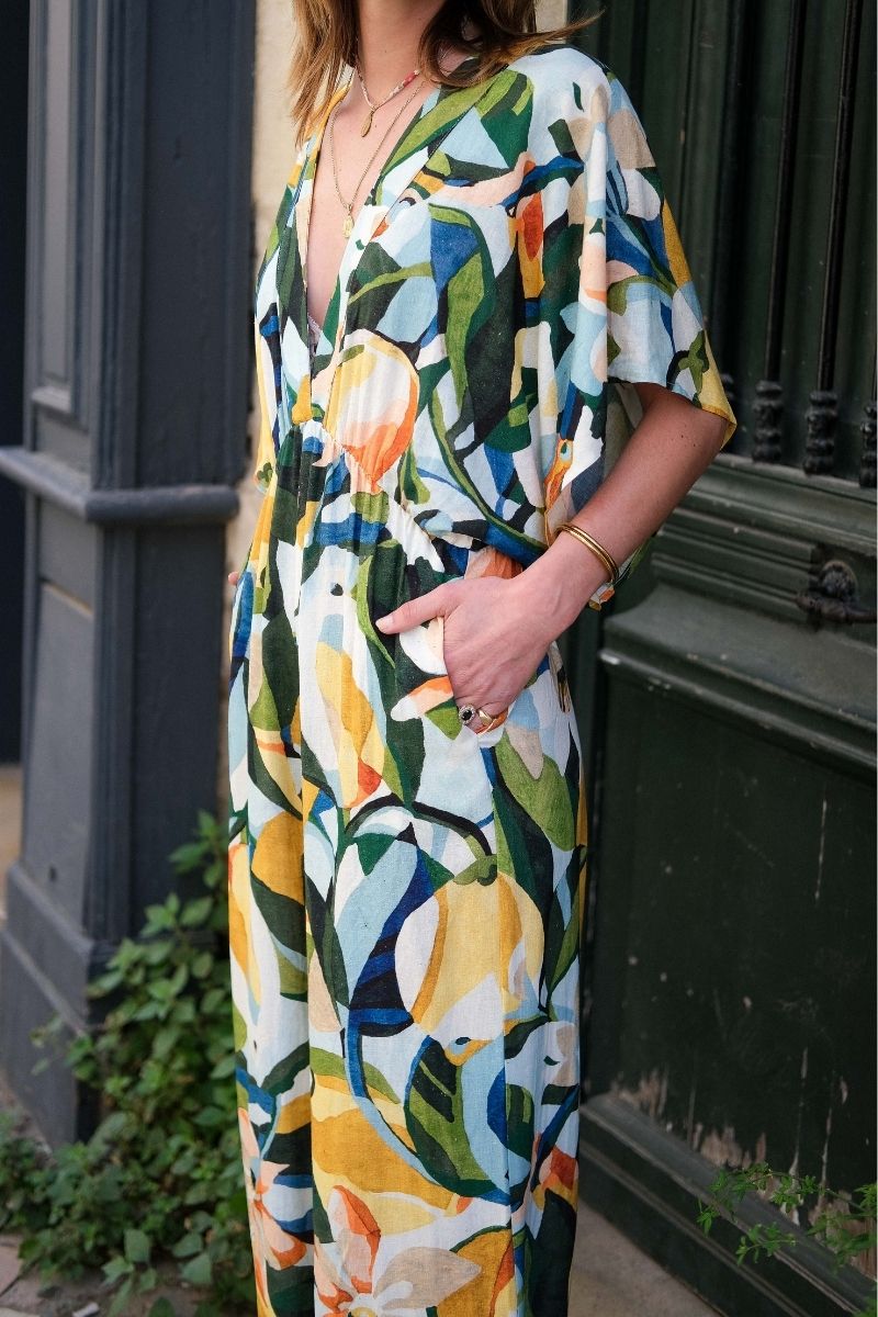 Combinaison Thalia, couleur vert, marque Orfeo