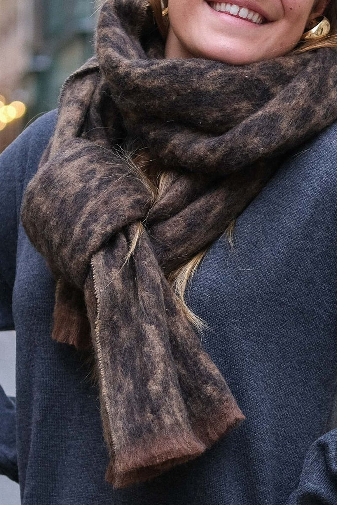 Echarpe Vileopol, couleur marron, marque Vila