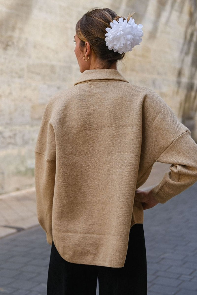Gilet Camelia, couleur curry, marque Orfeo