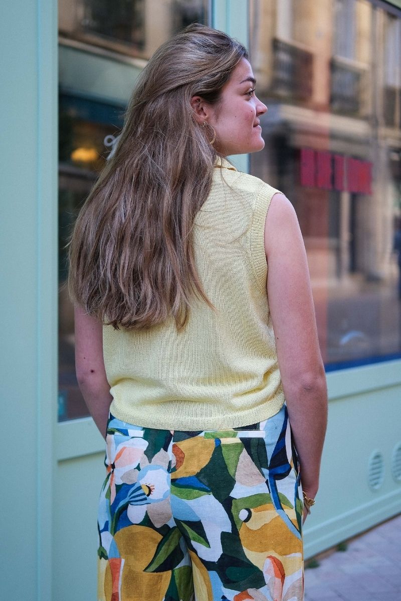 Gilet Davis, couleur jaune, marque Orfeo