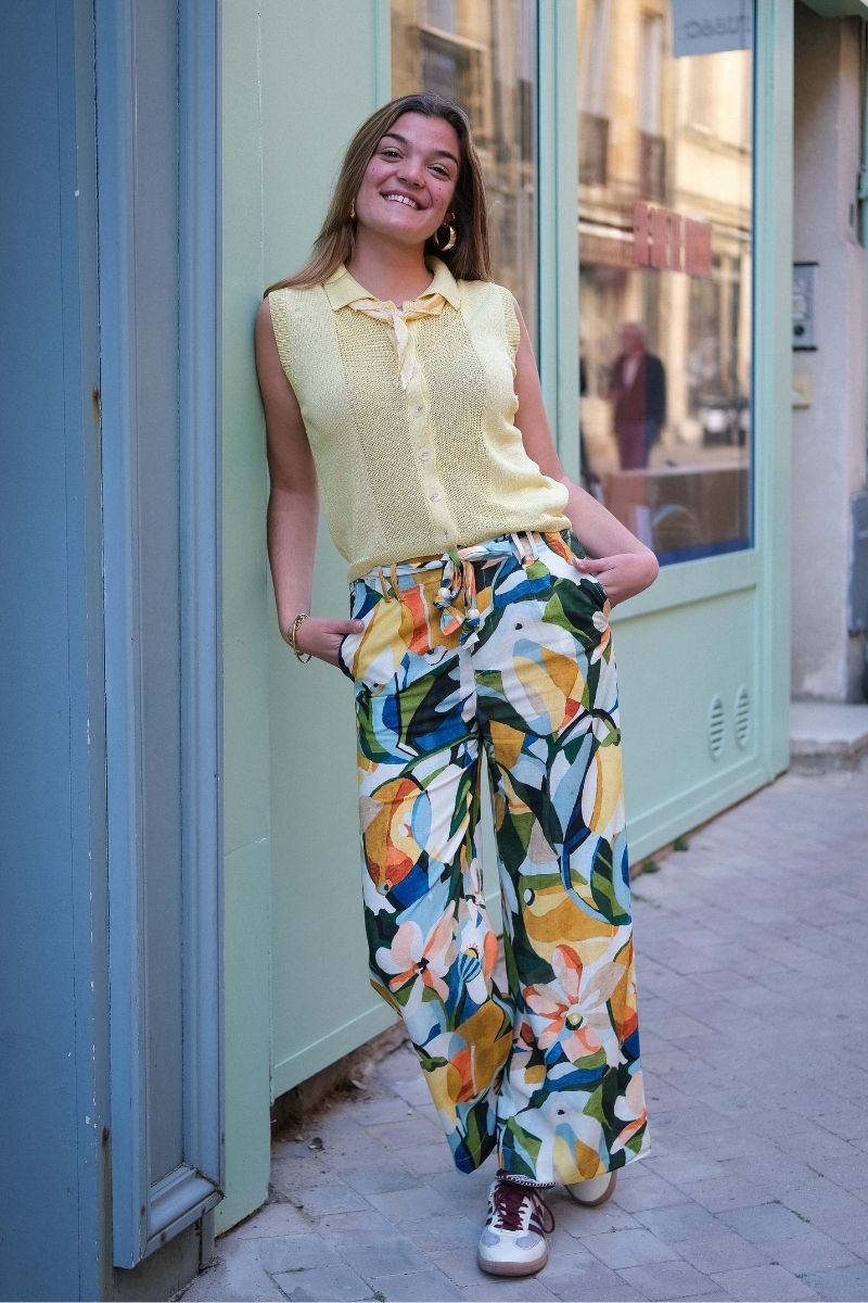 Gilet Davis, couleur jaune, marque Orfeo