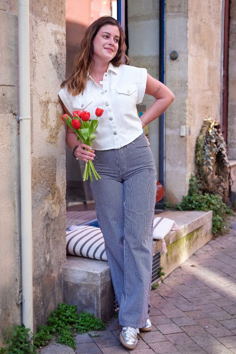 Jean Forest, couleur marine, marque F.A.M