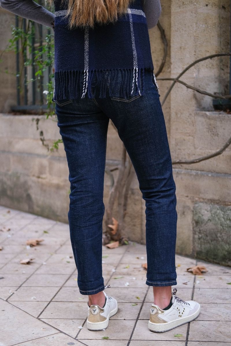 Jean Patricia, couleur bleu foncé, marque F.A.M