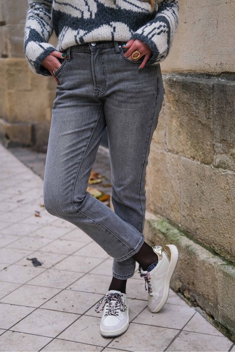 Jean Patricia, couleur gris, marque F.A.M