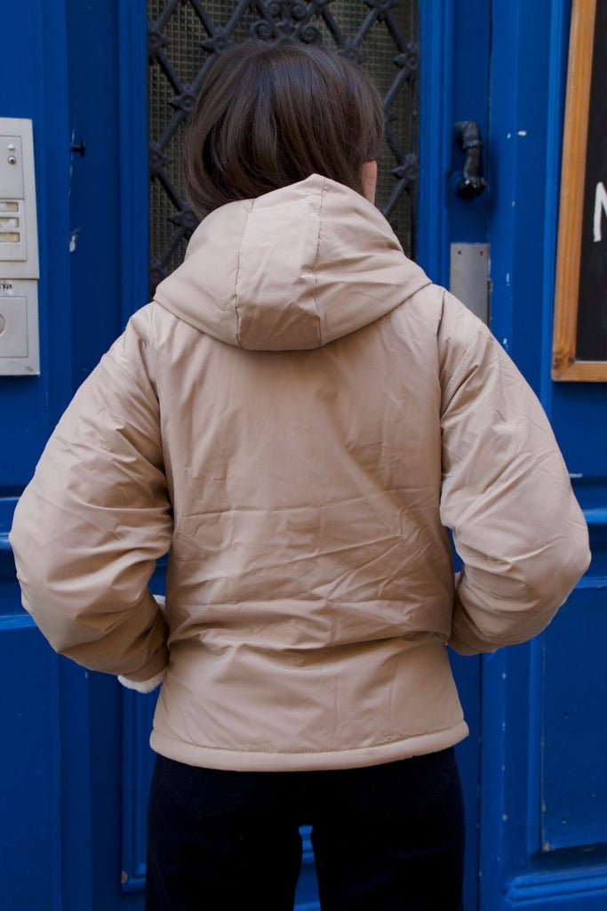 Manteau Guzmania, couleur beige, marque Laure + Max