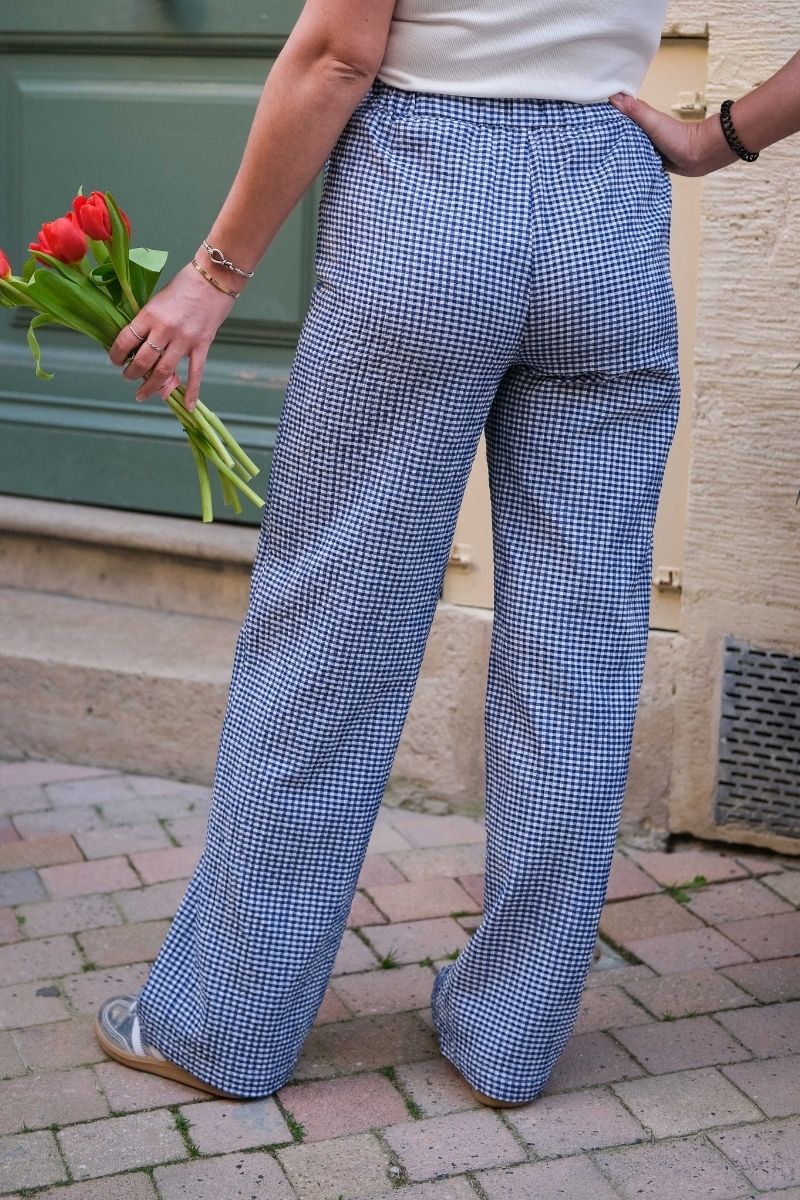 Pantalon Ihjilma, couleur bleu, marque Ichi
