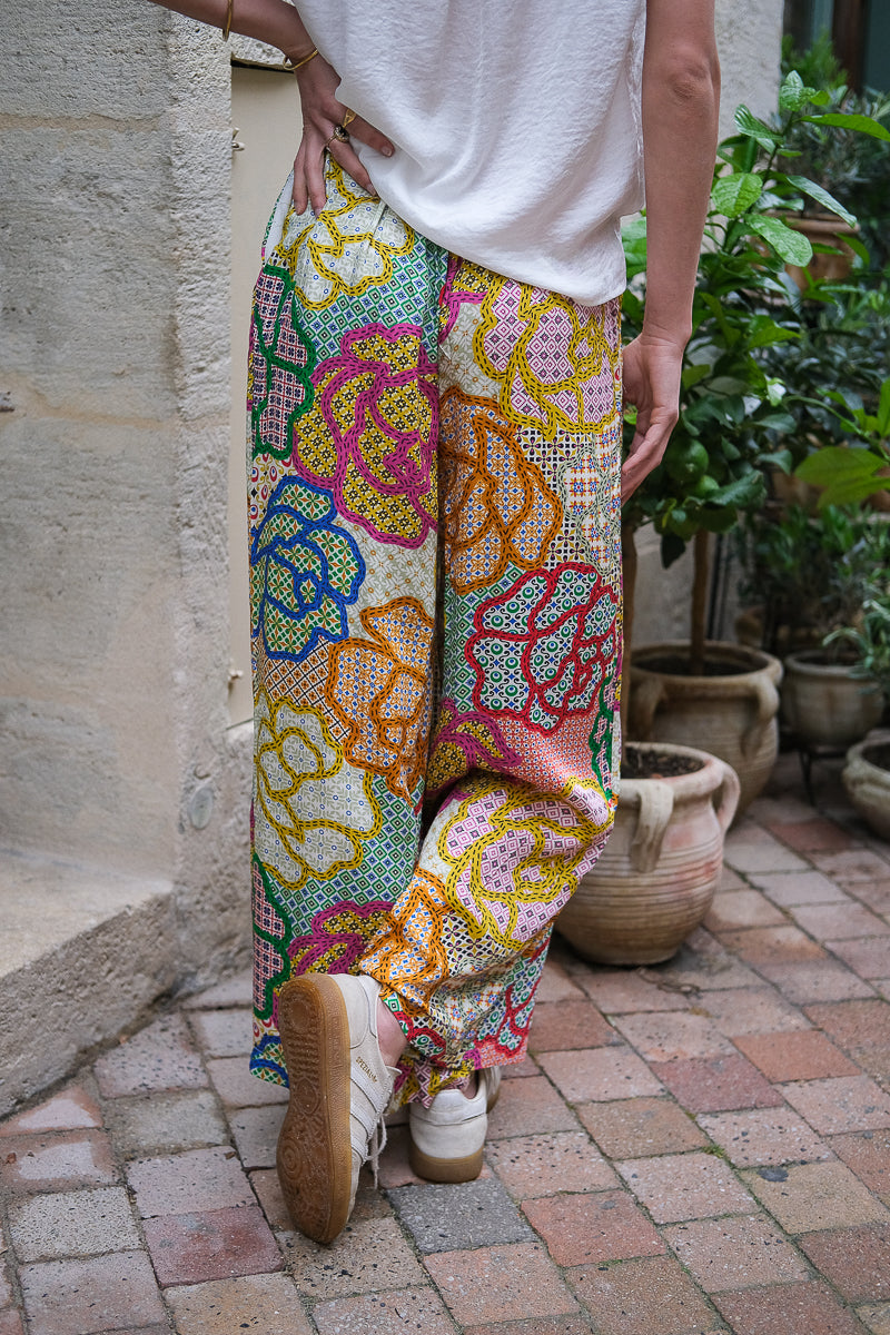 Pantalon Kira, couleur multicolore, marque Orfeo