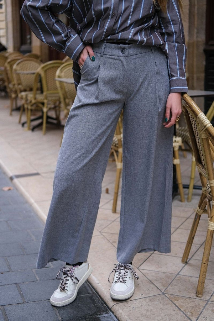 Pantalon Wesley, couleur gris, marque Rue Mazarine