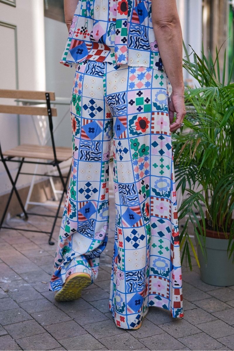 Pantalon Egeria, couleur multicolore, marque Frnch