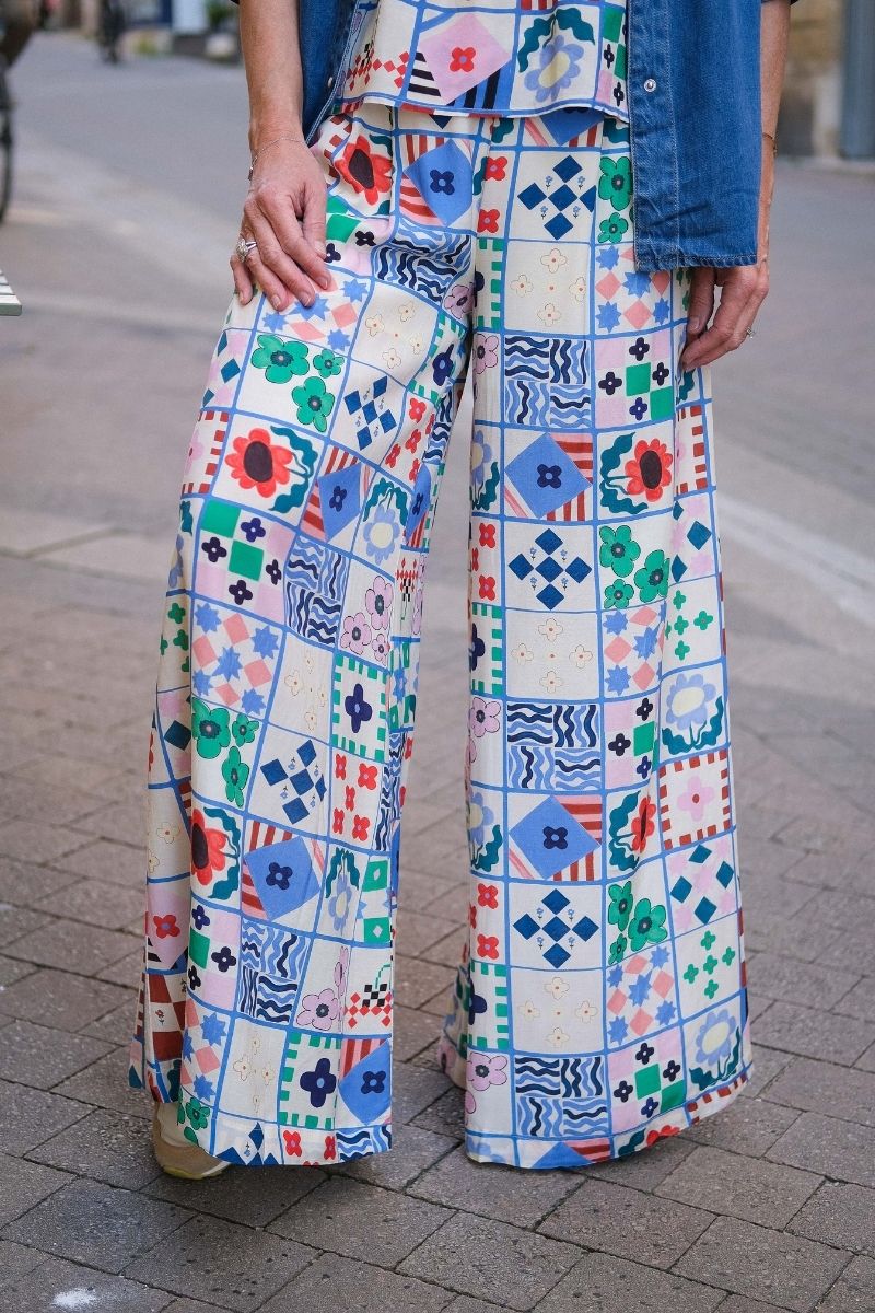 Pantalon Egeria, couleur multicolore, marque Frnch