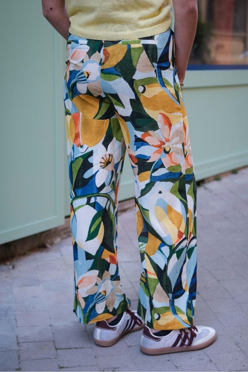 Pantalon Nami, couleur vert, marque Orfeo