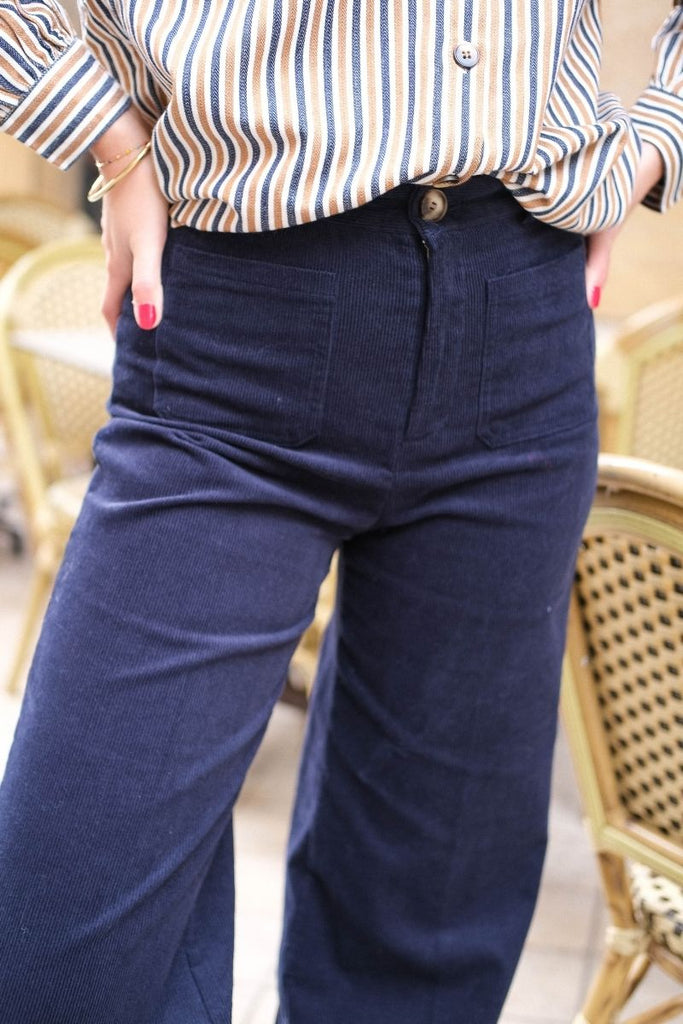 Pantalon Samba, couleur marine, marque Grace & Mila