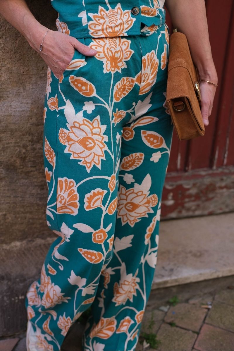 Pantalon Varino, couleur vert, marque Grace & Mila