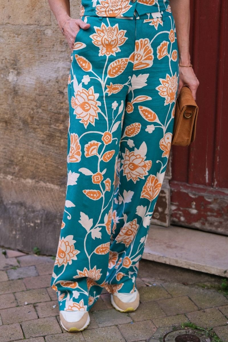 Pantalon Varino, couleur vert, marque Grace & Mila