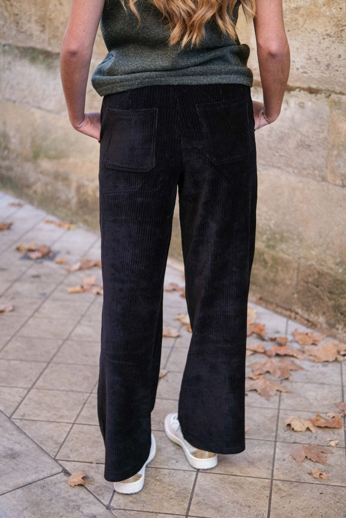 Pantalon Vikita, couleur noir, marque Vila