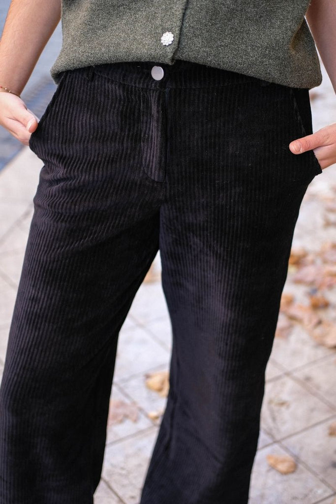 Pantalon Vikita, couleur noir, marque Vila