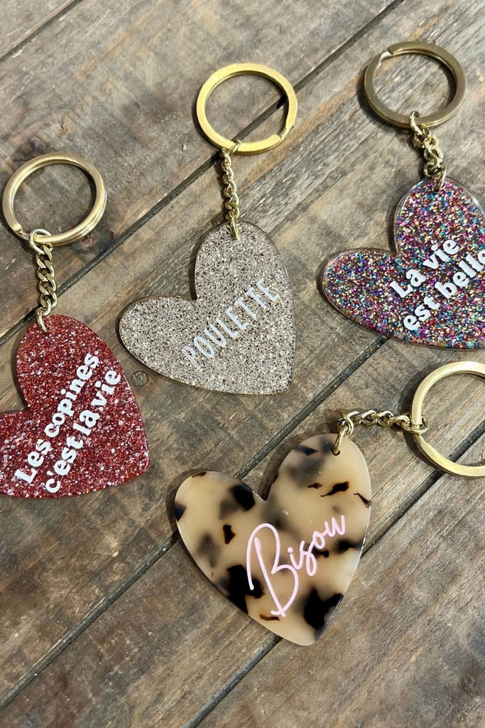 Porte clés Glitter