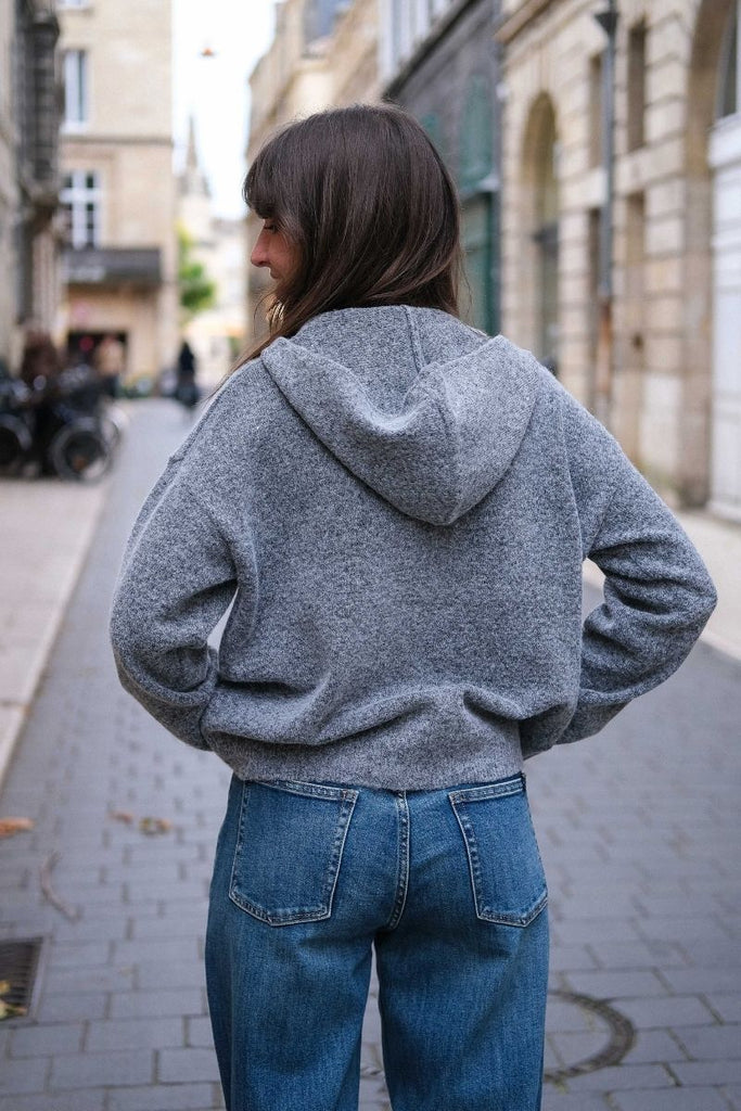 Pull Vicasti, couleur gris, marque Vila