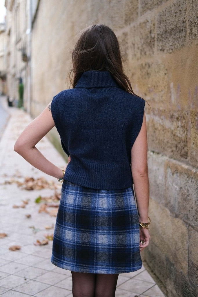 Pull Vilyla, couleur marine, marque Vila