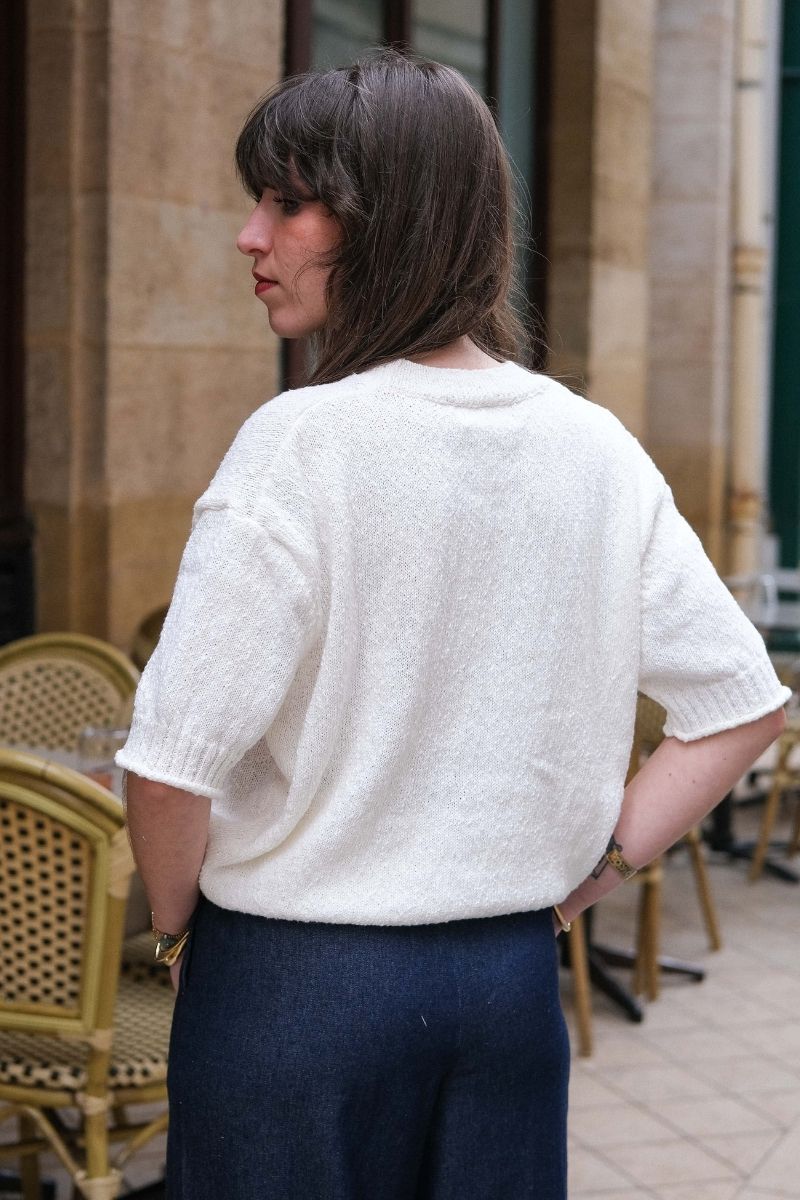 Pull Aliyah, couleur écru, marque Orfeo