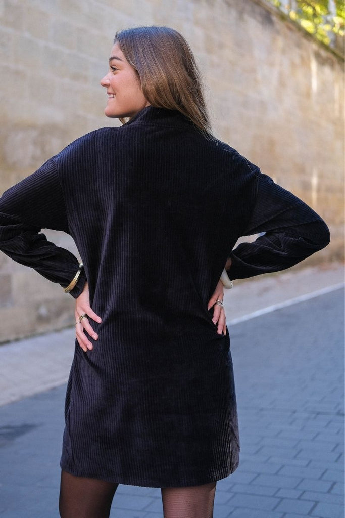 Robe Vikita, couleur noir, marque Vila