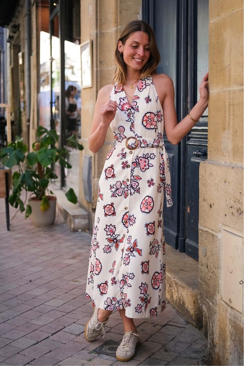 Robe Wink, couleur écru, marque Grace & Mila
