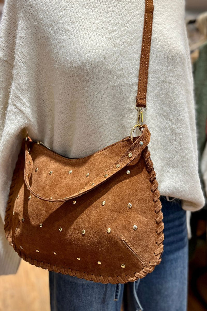 Sac Itia, 3 coloris : camel, bordeaux et chocolat, matière cuir