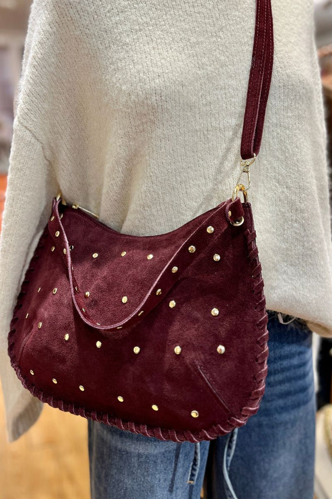 Sac Itia, 3 coloris : camel, bordeaux et chocolat, matière cuir