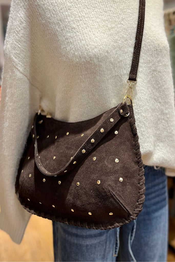 Sac Itia, 3 coloris : camel, bordeaux et chocolat, matière cuir