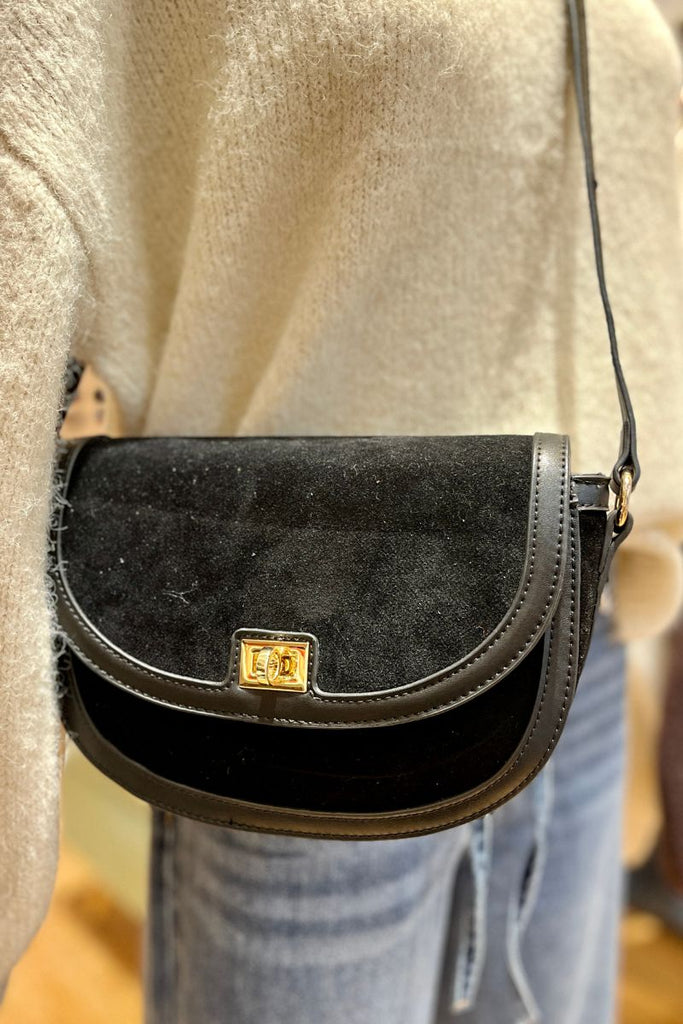 Sac Léona, 3 coloris : noir, léopard et marron, matière cuir, bandoulière réglable