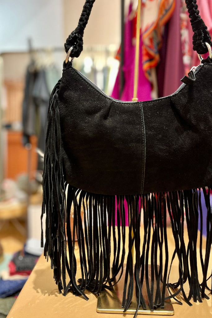Sac Vikaffo, couleur noir, marque Vila, matière cuir