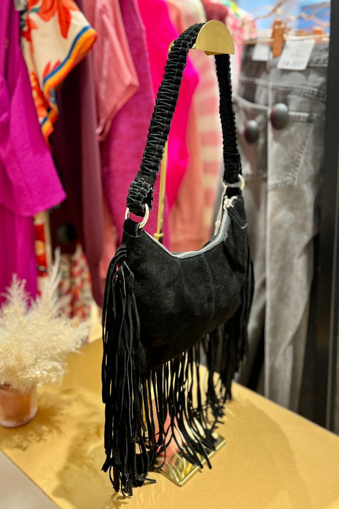 Sac Vikaffo, couleur noir, marque Vila, matière cuir