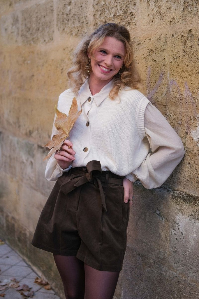 Short Wally, couleur kaki, marque Artlove