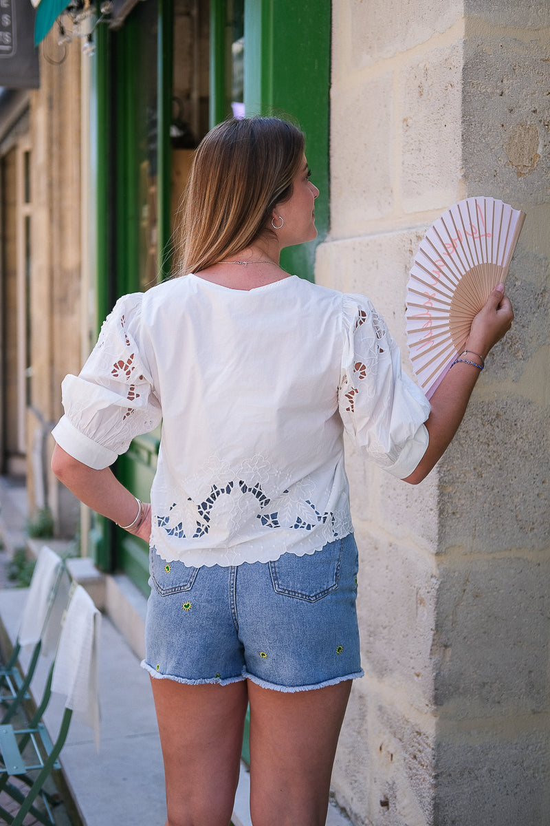 Blouse broderie anglaise