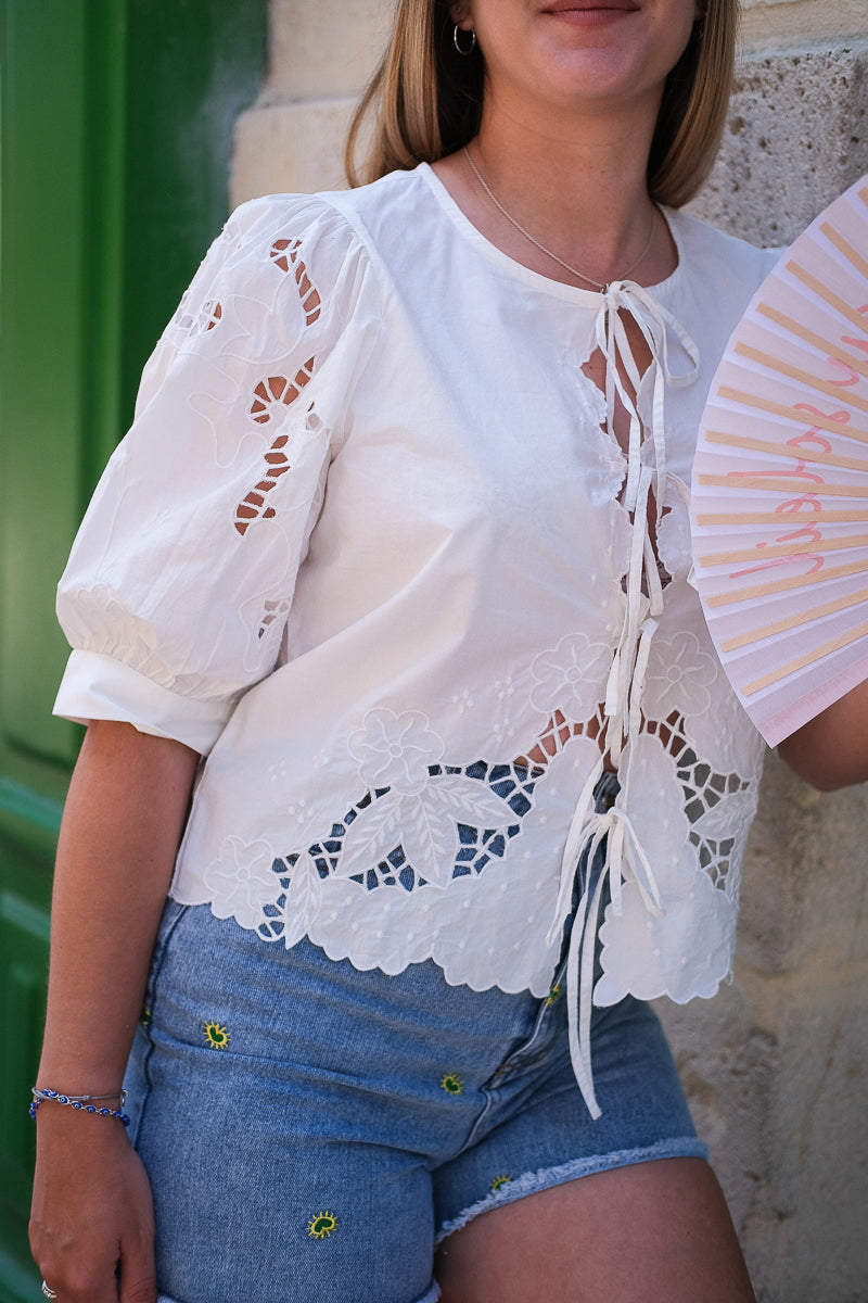 Blouse broderie anglaise