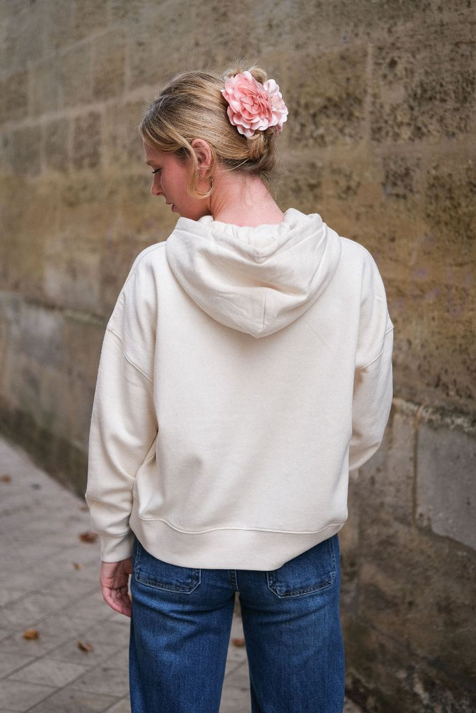 Sweat 23, couleur écru, marque Marcello