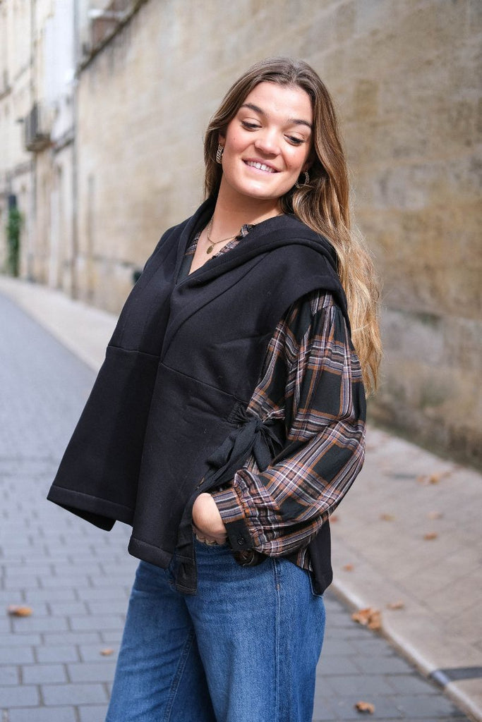 Sweat Idaya, couleur noir, marque Rue Mazarine