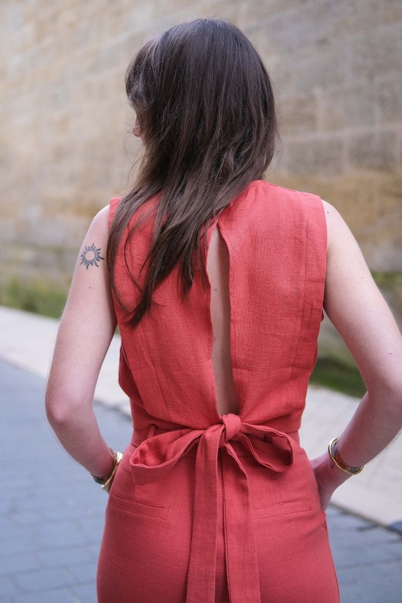 Top Clarisse, couleur brique, marque The Korner